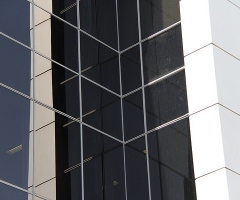 نمای کامپوزیت آلومینیوم و پنجره آلومینیومی